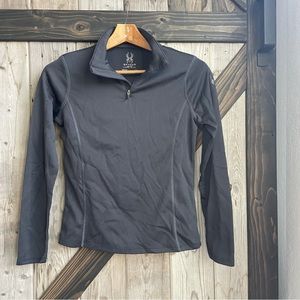 Spyder black 1/4 zip size small